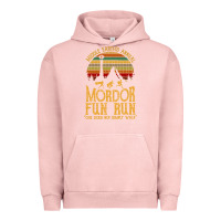 Pigment Salmon middle earth's annual mordor fun run Urban Hoodie - artisFamous