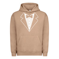 Pigment Burro fake tux tuxedo suit tie Urban Hoodie - artisFamous