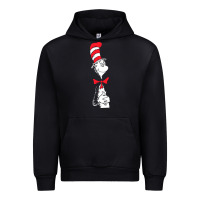 Black dr seuss the cat in the hat Urban Hoodie - artisFamous