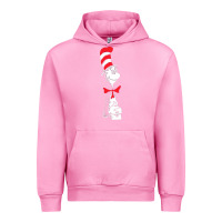 Fuchsia Pink dr seuss the cat in the hat Urban Hoodie - artisFamous