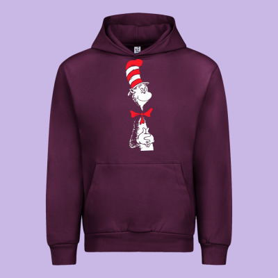 Dr Seuss The Cat In The Hat Urban Hoodie Designed By Artisfamous