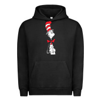 Pigment Black dr seuss the cat in the hat Urban Hoodie - artisFamous
