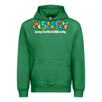 Emerald autism seeing the world differently Urban Hoodie - artisFamous