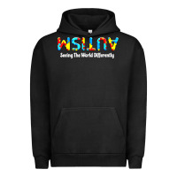 Pigment Black autism seeing the world differently Urban Hoodie - artisFamous