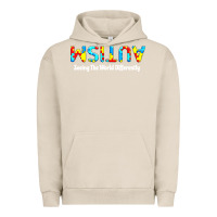 Pigment French Oak autism seeing the world differently Urban Hoodie - artisFamous