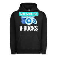 Pigment Black will work for v bucks youth gamer Urban Hoodie - artisFamous