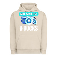 Pigment French Oak will work for v bucks youth gamer Urban Hoodie - artisFamous