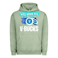 Pigment Oil Green will work for v bucks youth gamer Urban Hoodie - artisFamous