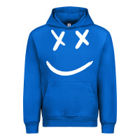 Cobalt x eyed smiley face x eyes smiling Urban Hoodie - artisFamous