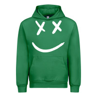 Emerald x eyed smiley face x eyes smiling Urban Hoodie - artisFamous