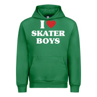 Emerald i love skater boys Urban Hoodie - artisFamous