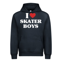 Navy i love skater boys Urban Hoodie - artisFamous