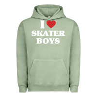 Pigment Oil Green i love skater boys Urban Hoodie - artisFamous