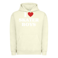 Pigment Pistachio i love skater boys Urban Hoodie - artisFamous