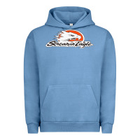 Pigment Pebble Blue the screamin eagle Urban Hoodie - artisFamous
