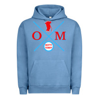 Pigment Pebble Blue hotty toddy rebel for life mississippi Urban Hoodie - artisFamous