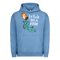 Pigment Pebble Blue la croix drink Urban Hoodie - artisFamous