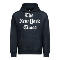 Navy new york times Urban Hoodie - artisFamous
