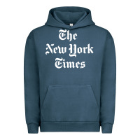 Pigment Midnight Navy new york times Urban Hoodie - artisFamous