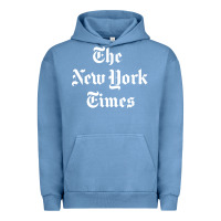 Pigment Pebble Blue new york times Urban Hoodie - artisFamous