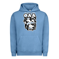 Pigment Pebble Blue oceans ate alaska Urban Hoodie - artisFamous