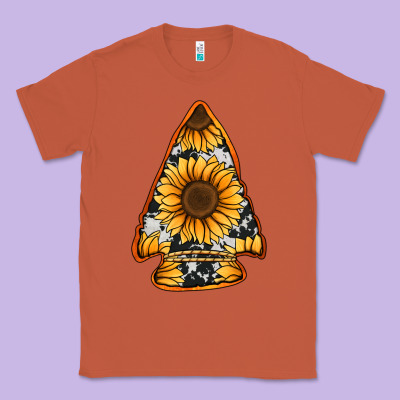 Sunflower Arrowhead Classic Tee Designed By Jasminsmagicworld