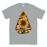 Heather Grey sunflower arrowhead Classic Tee - Jasminsmagicworld
