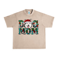 French Oak Christmas Dog Mom Husky Urban Heavy Tee - RanaPortraitStore