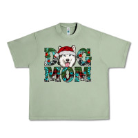 Oil Green Christmas Dog Mom Husky Urban Heavy Tee - RanaPortraitStore