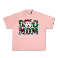 Salmon Christmas Dog Mom Husky Urban Heavy Tee - RanaPortraitStore