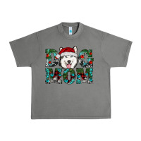 Tornado Christmas Dog Mom Husky Urban Heavy Tee - RanaPortraitStore