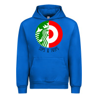 Cobalt sips and  trips Urban Hoodie - artisFamous