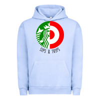 Pigment Grape Ice sips and  trips Urban Hoodie - artisFamous