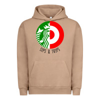 Pigment Burro sips and  trips Urban Hoodie - artisFamous