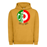 Pigment Peanut Butter sips and  trips Urban Hoodie - artisFamous