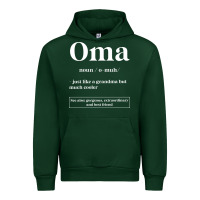 Forest Green Oma Definition - Mother's Day Gift Urban Hoodie - artisFamous