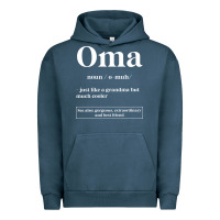 Pigment Midnight Navy Oma Definition - Mother's Day Gift Urban Hoodie - artisFamous