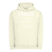 Pigment Pistachio Oma Definition - Mother's Day Gift Urban Hoodie - artisFamous