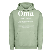 Pigment Oil Green Oma Definition - Mother's Day Gift Urban Hoodie - artisFamous