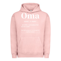 Pigment Salmon Oma Definition - Mother's Day Gift Urban Hoodie - artisFamous