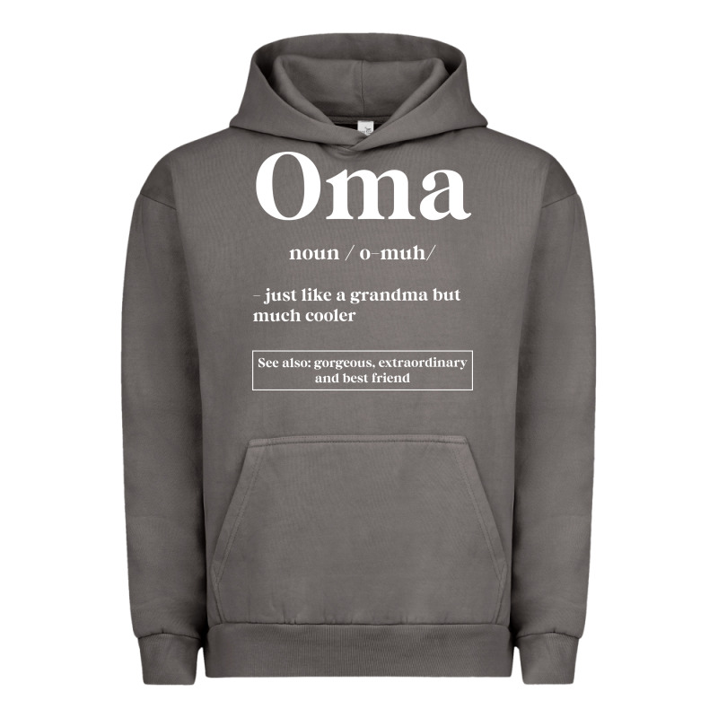 Oma Definition - Mother's Day Gift Urban Hoodie by artisFamous | Teevron