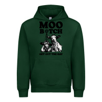 Forest Green Moo bitch get out the hay Urban Hoodie - artisFamous