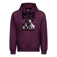 Mauve Wine Moo bitch get out the hay Urban Hoodie - artisFamous