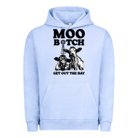 Pigment Grape Ice Moo bitch get out the hay Urban Hoodie - artisFamous