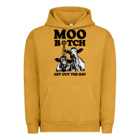 Pigment Peanut Butter Moo bitch get out the hay Urban Hoodie - artisFamous