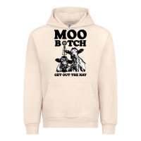 Sandshell Moo bitch get out the hay Urban Hoodie - artisFamous
