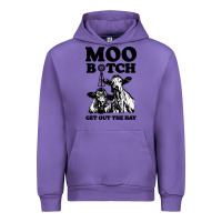 Tulip Moo bitch get out the hay Urban Hoodie - artisFamous