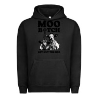 Pigment Black Moo bitch get out the hay Urban Hoodie - artisFamous