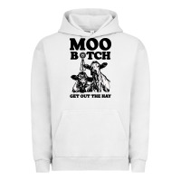 Pigment Lunar Rock Moo bitch get out the hay Urban Hoodie - artisFamous