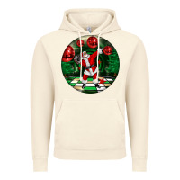 Vintage Artic Dancing santa Vintage Hoodie - FaDigitalArtStudio